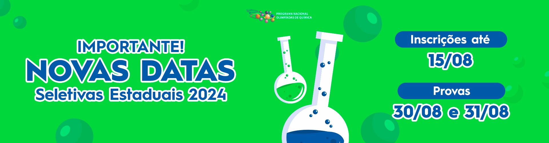 Novas Datas - OQDFE